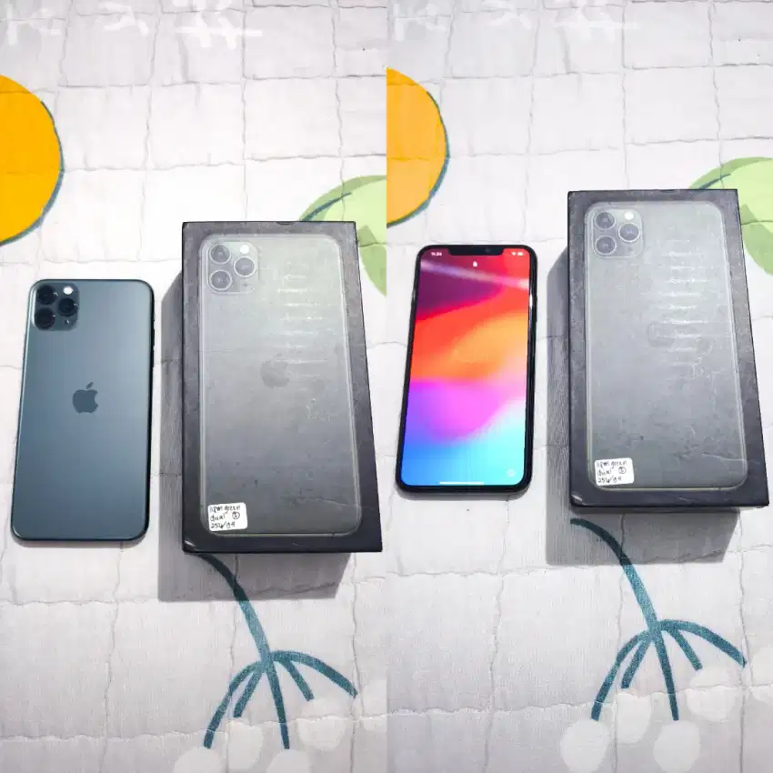 Iphone 11 Pro Max 256gb Midnight Green Second