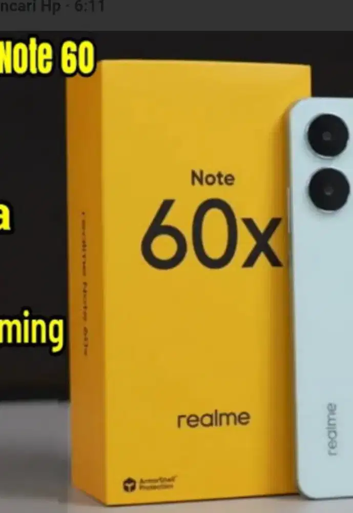 saya cari realme note 60x  kalau pian jual kbri