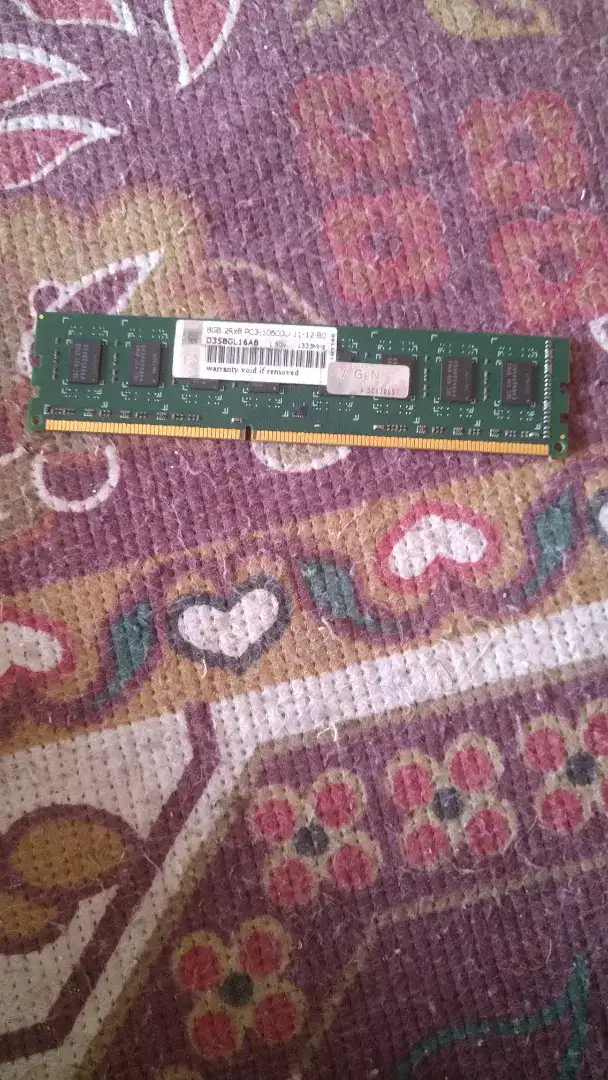Memori (ram) 8 gb ddr3 merk v-gent