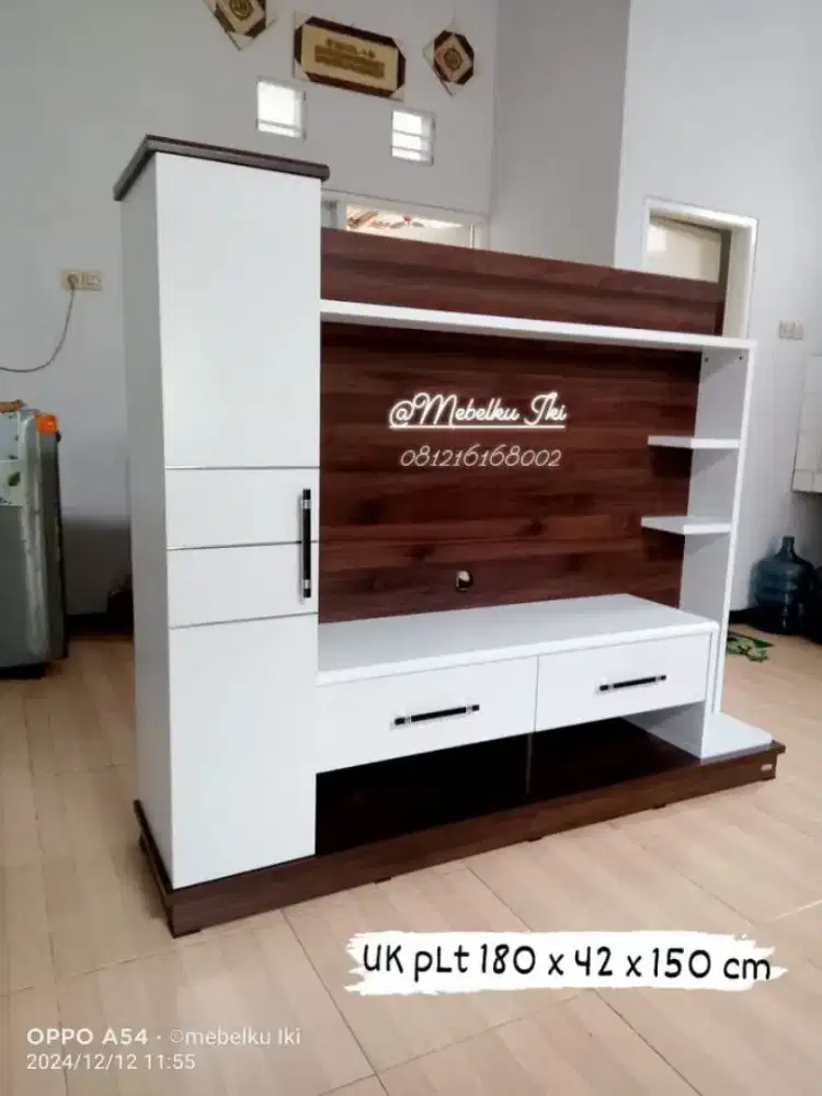 Penyekat ruang bisa buat rak tv juga kirim cod