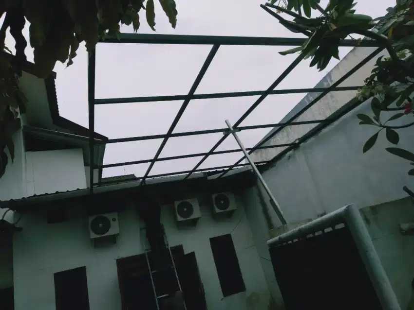 Pagar tralis kanopi