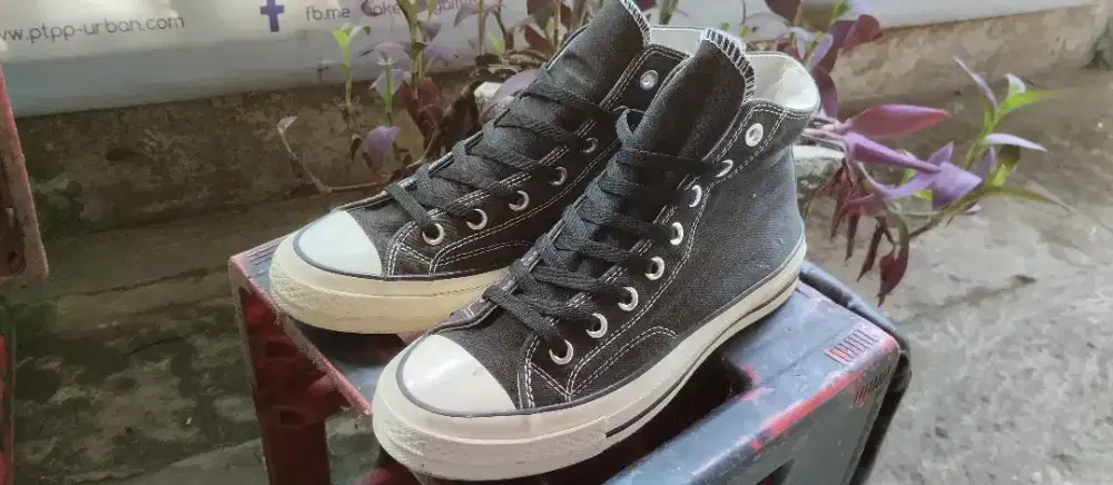 Converse 70's high black and white