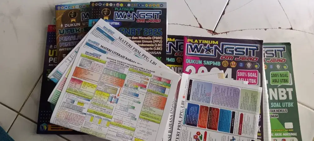 jual buku wangsit utbk bekas (tahun 2024 dan 2025)
