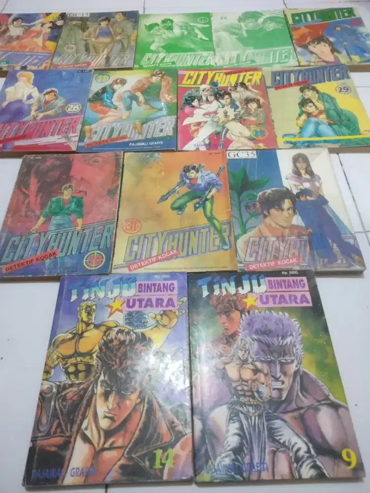 Komik City Hunter dan Tinju Bintang Utara Rajawali Grafiti
