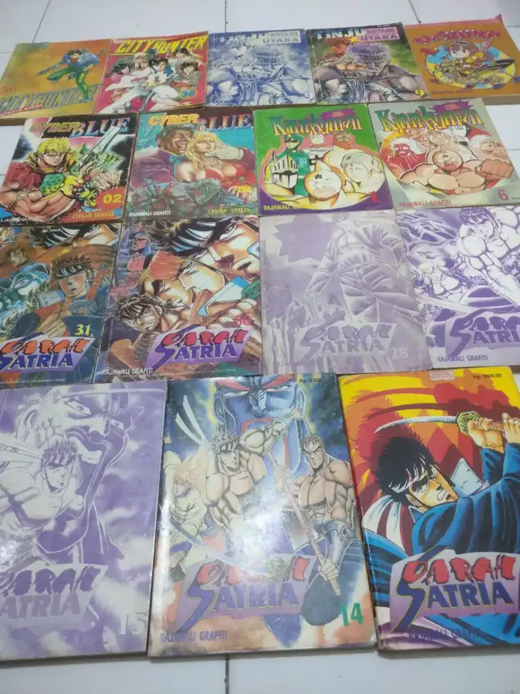 Komik Darah Satria Dr Slump Cyber Blue City Hunter Kinnikuman