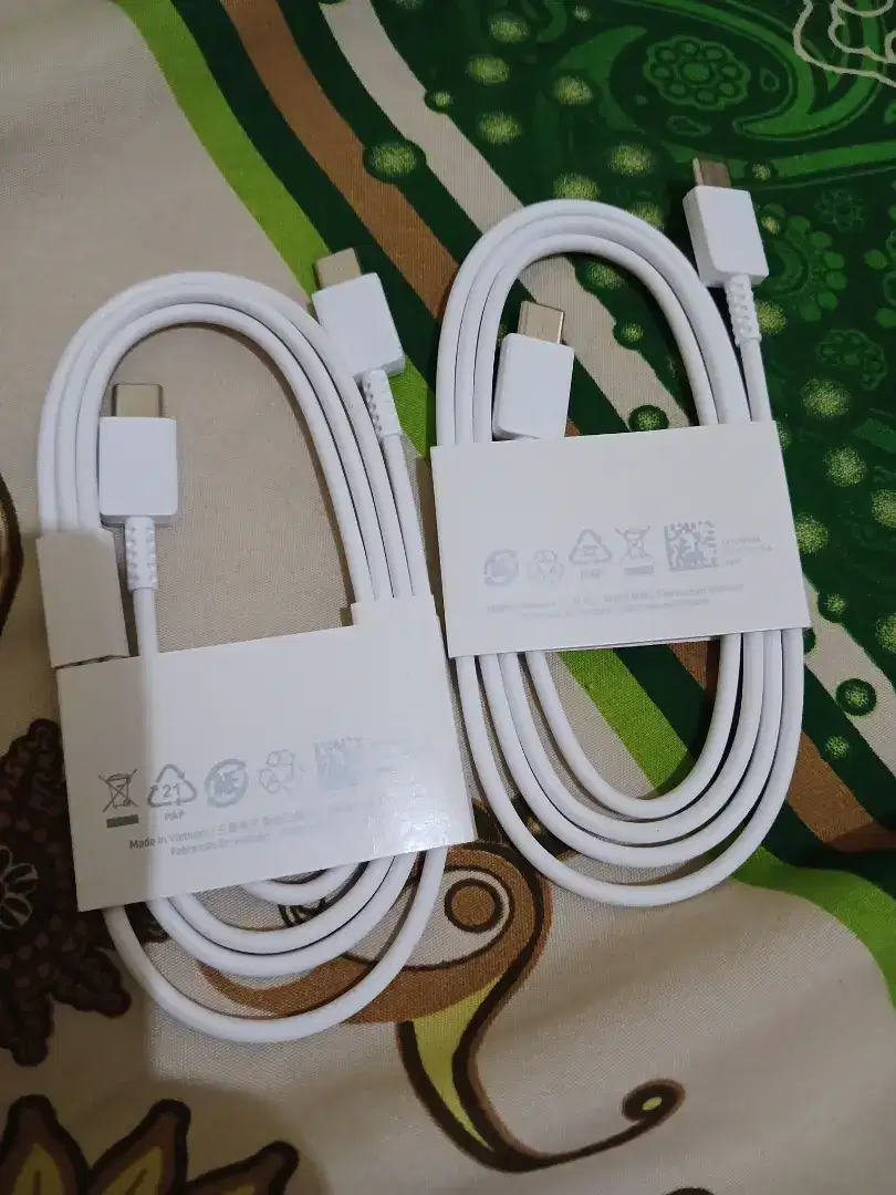 Kabel cahrger samsung type c to c