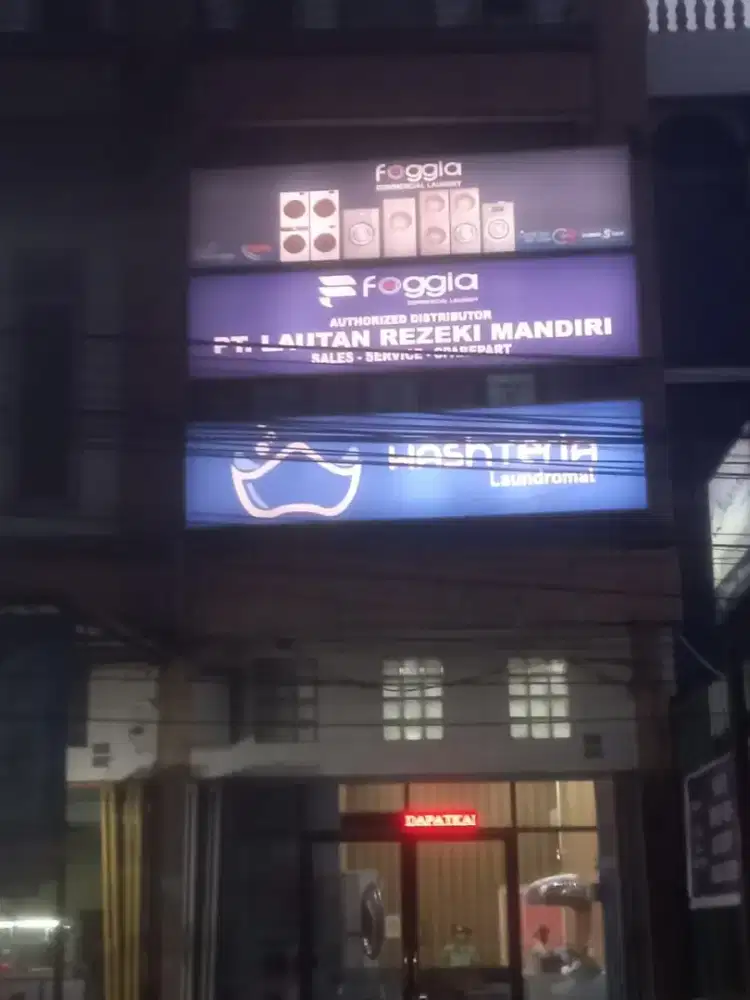 Neon box, Plank merek toko, Shopsign