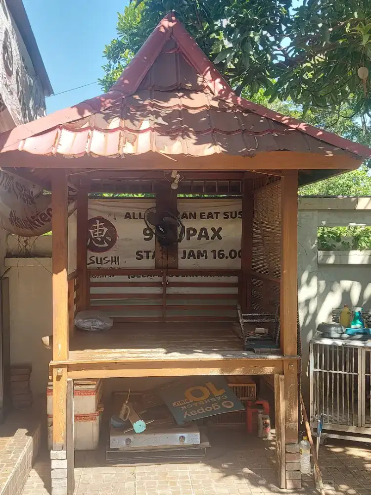 Gazebo Kayu Jati