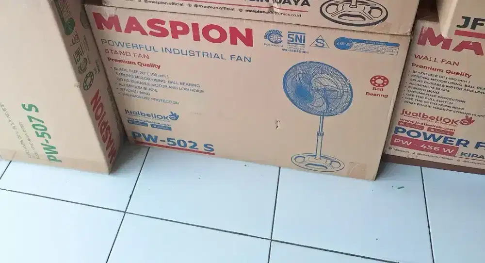 Kipas Angin Maspion Berdiri Stand Fan 20 inc PW-502S