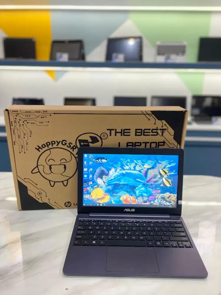 [As10]LAPTOP ASUS INTELNSERIES RAM4GB SSD 12INCH COCOK UNTUK MAHASISWA