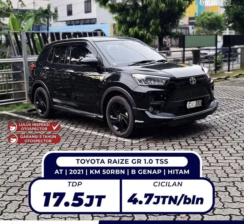 [ DISC 9JT BERGARANSI 5TH ] RAIZE GR 1.0 TSS MATIC 2021 (HOBIMOBIL)