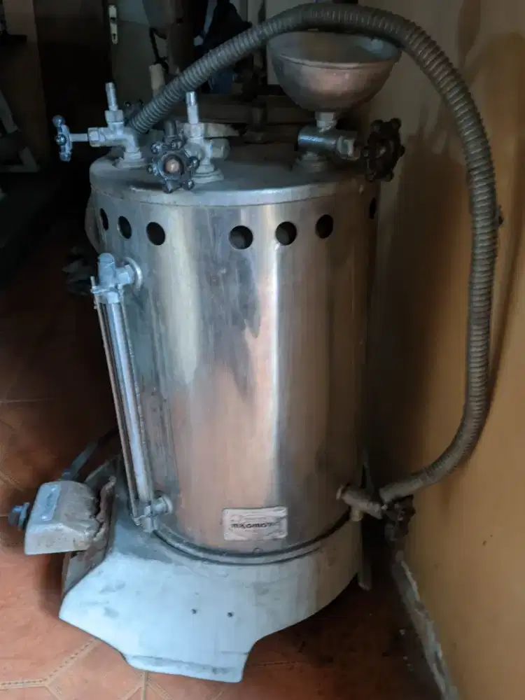 2Tabung boiler gosokan setrika uap laundry industri