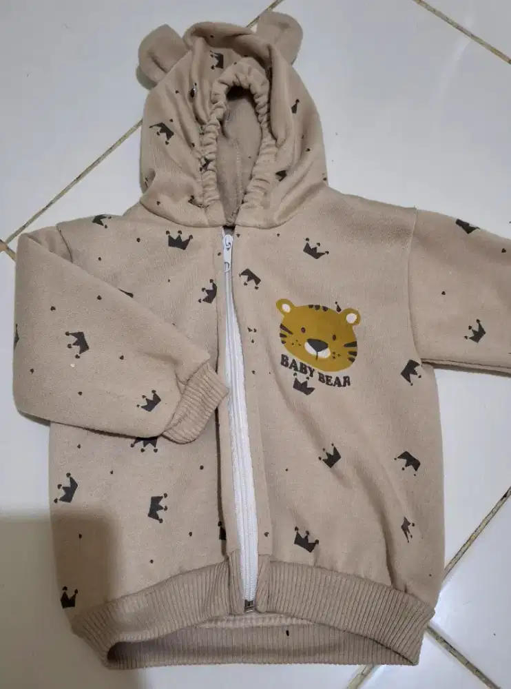Jaket Baby 3-12 Bulan Crown Brown