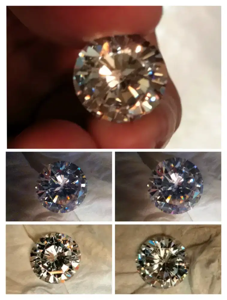 Batu White Moissanite