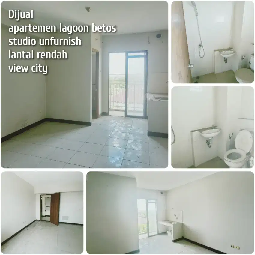 Jual Cepat Studio Unfurnish  Apartemen Lagoon Betos Bekasi