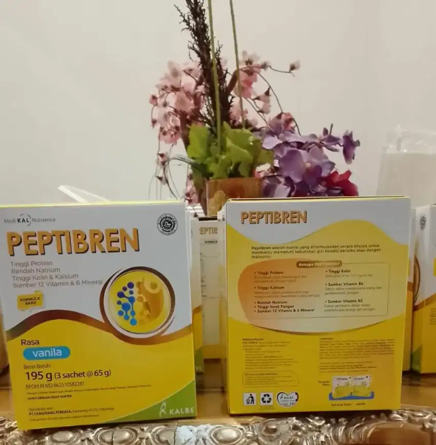 Susu Peptibren 195gr Rasa Vanilla 20 Box EXP Feb 2026
