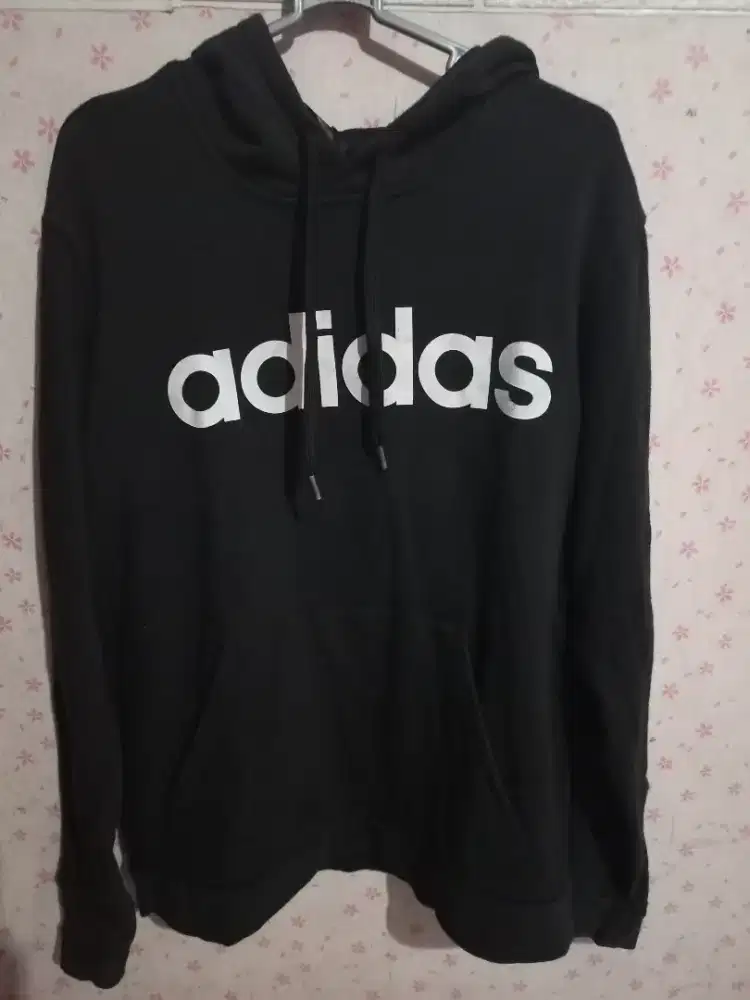 Hoodie Jaket Adidas Black