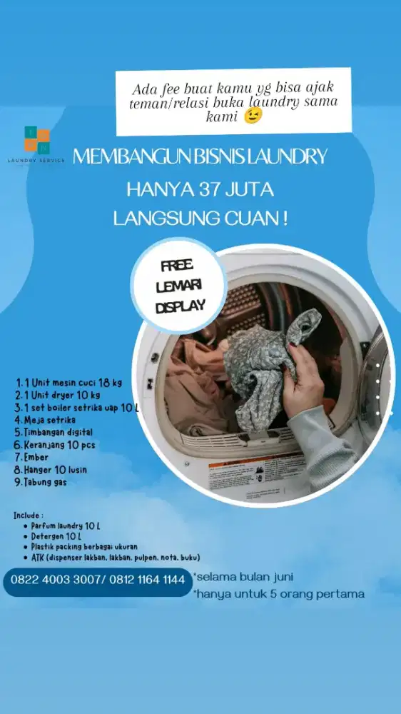 MEMBANGUN BISNIS LAUNDRY MUDAH