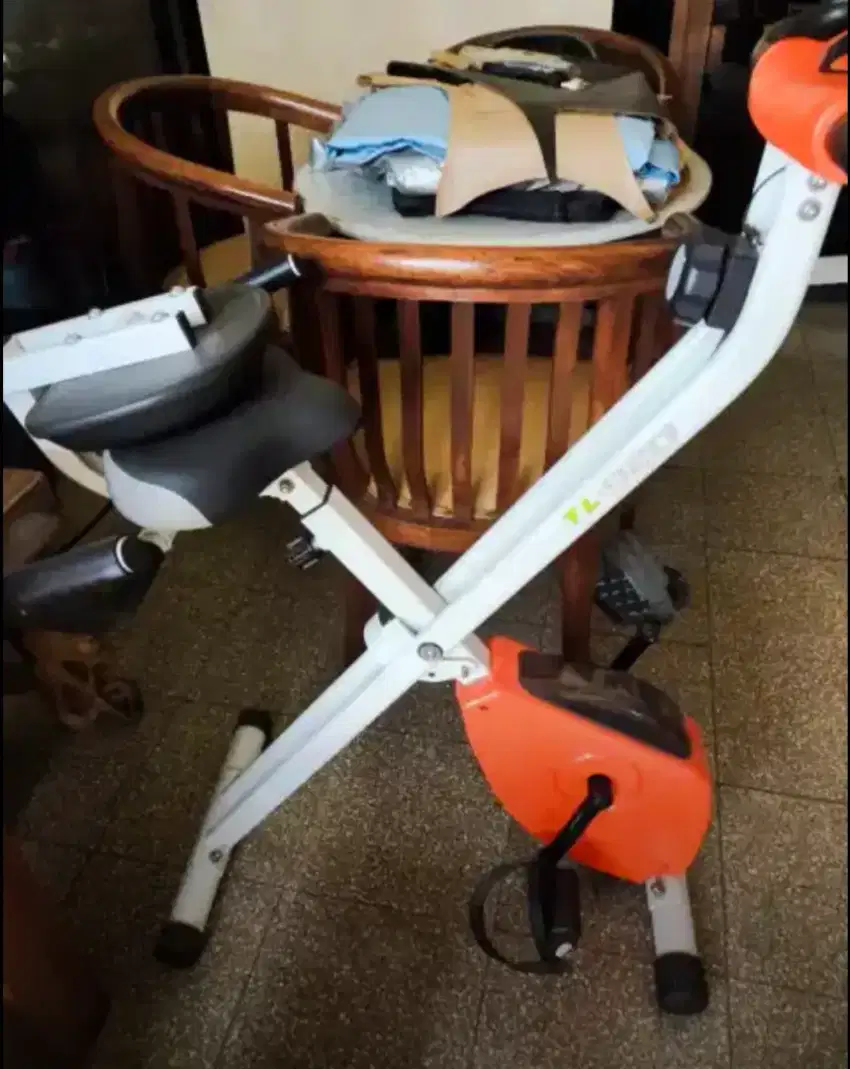 jual murah bagus alat sepeda gym fitness spinning bike siap pakai