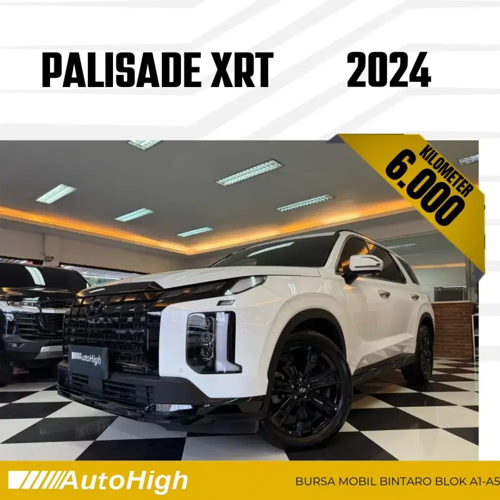 DP10% [Km6.000] Palisade XRT 2024 White / Signature Reg 2025 #AUTOHIGH