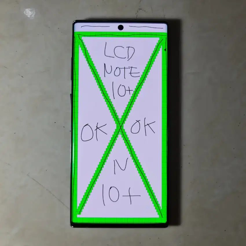 LCD SAMSUNG NOTE 10 PLUS ORIGINAL FULLSET FRAME