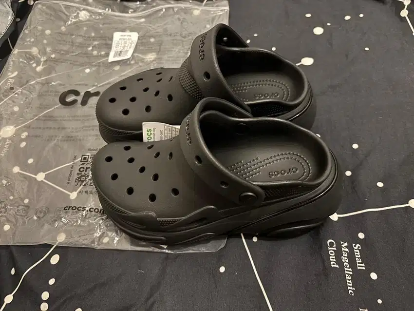 Crocs Bubble Crush Unisex Clog - Triple Black