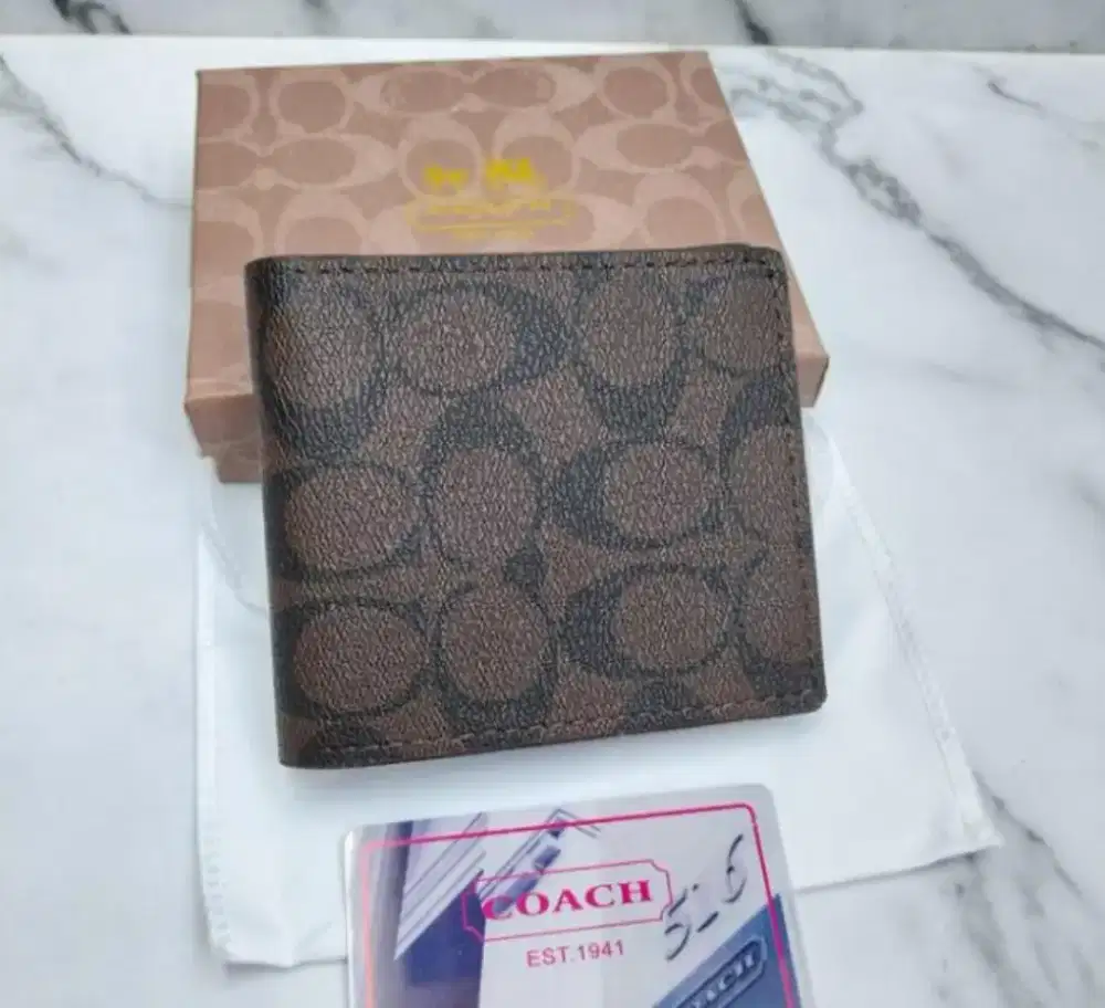 Dompet Coach pria Impor (Barang Baru)