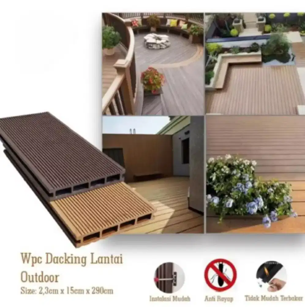 Decking Lantai model kotak
