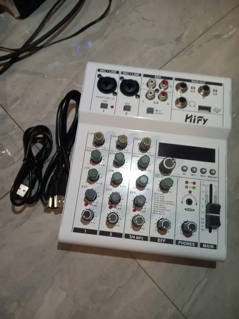 mixer audio 4 channel  baru