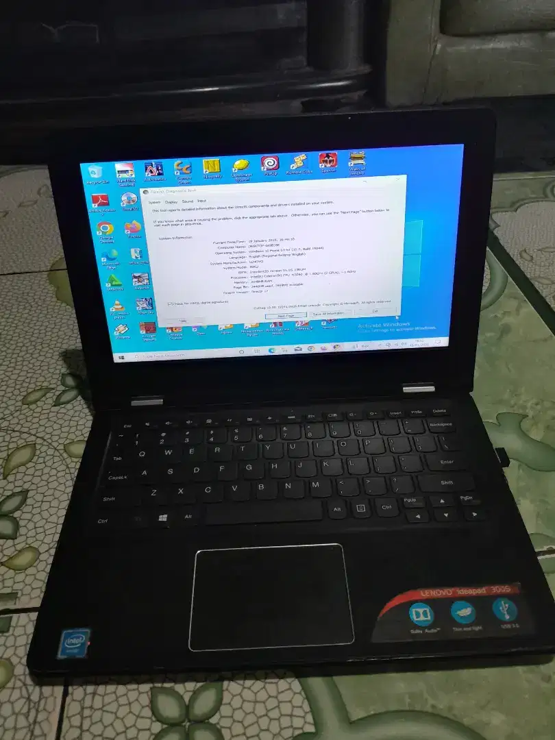 Lenovo notebook 80ku bekas