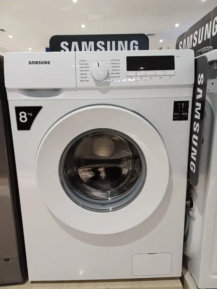 Samsung mesin cuci front loading 8kg ww80t3040