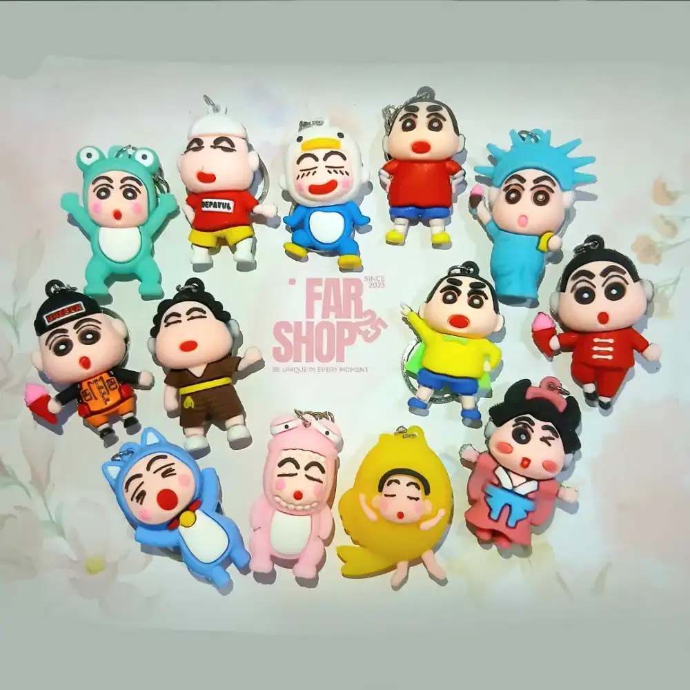 Gantungan Kunci Karakter Shinchan Lucu — Aksesori Gemas