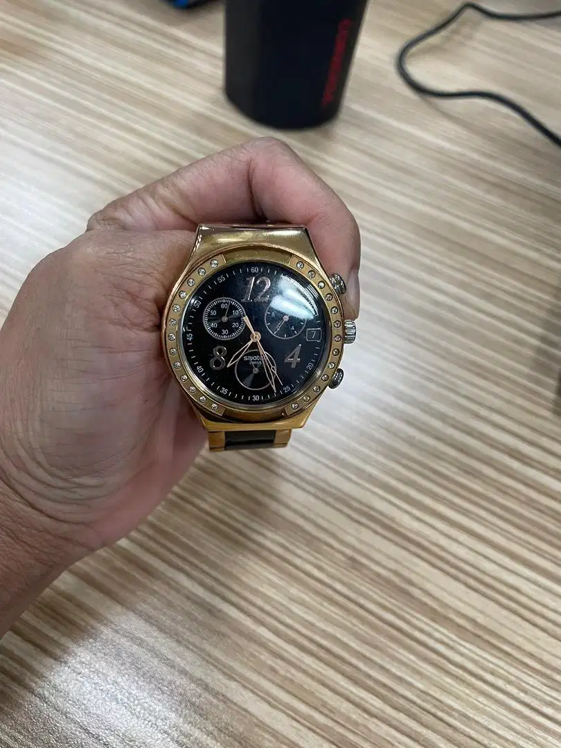 Swatch Dreamnight Rose Chronograph Ladies Watch