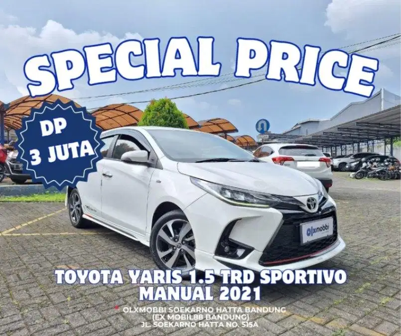 [OLXmobbi] DP 3 JUTA - TOYOTA YARIS 1.5 TRD SPORTIVO MT 2021