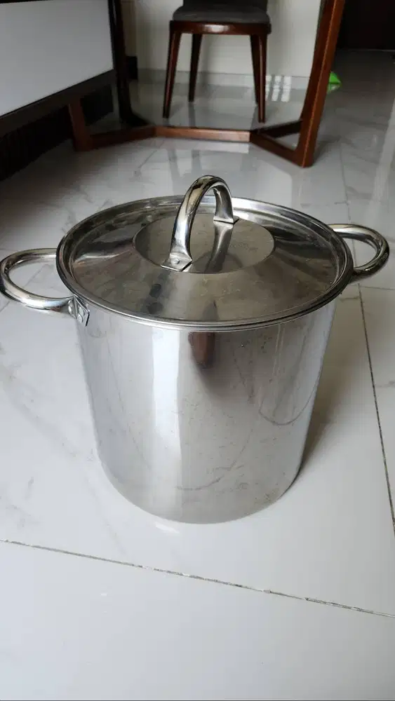 Supra Stainless Steel Stockpot 30 Qt – Panci Jumbo 28 Liter (Second)