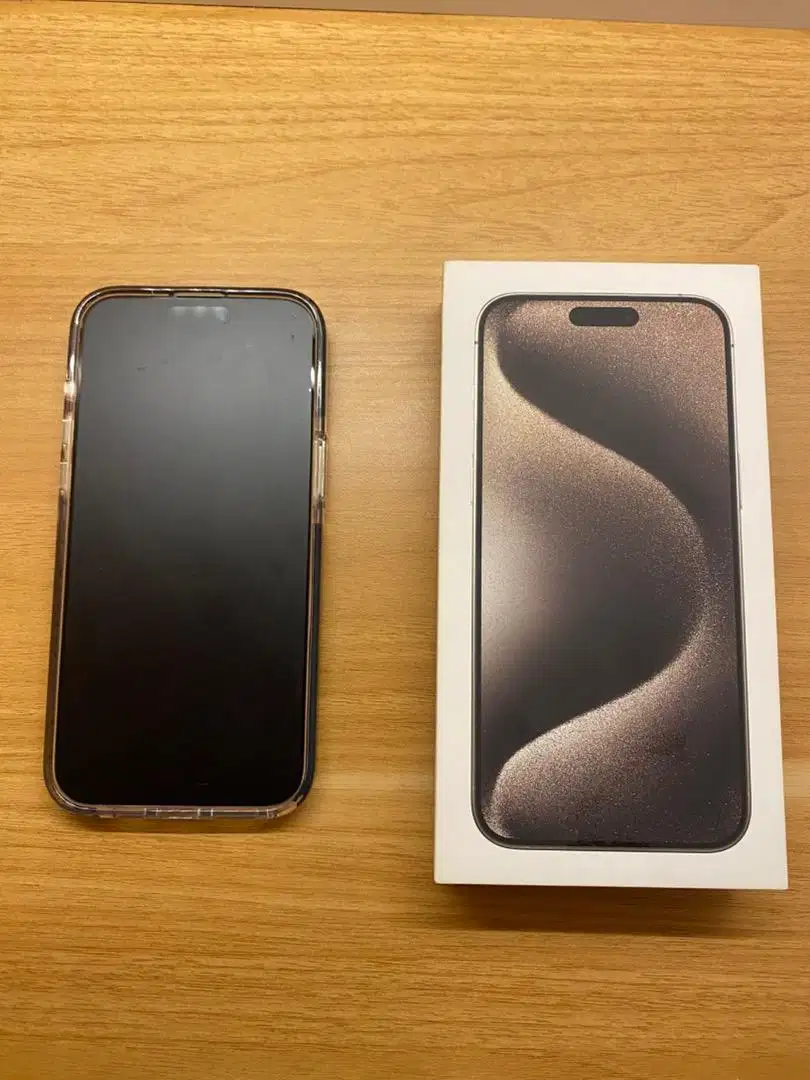 iPhone 15 Pro Max 256GB iBox  - Natural Titanium + Free Case Castify!