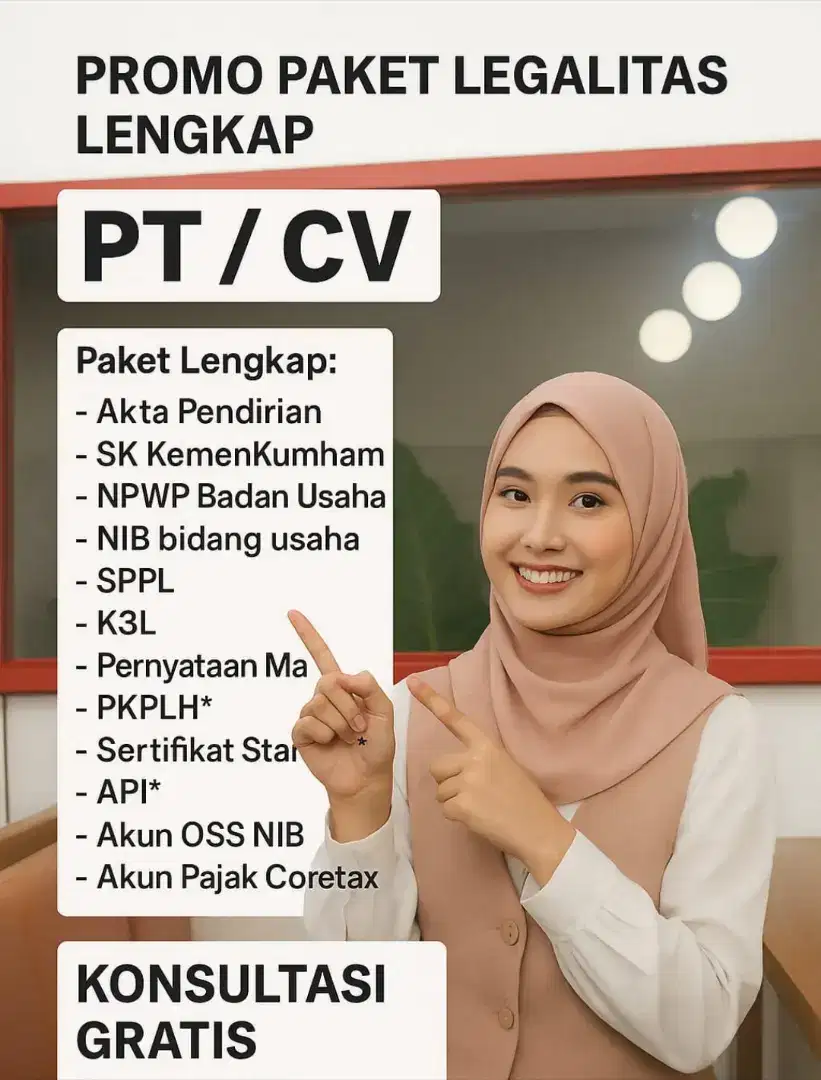 Perlengkapan Usaha Kantor PT