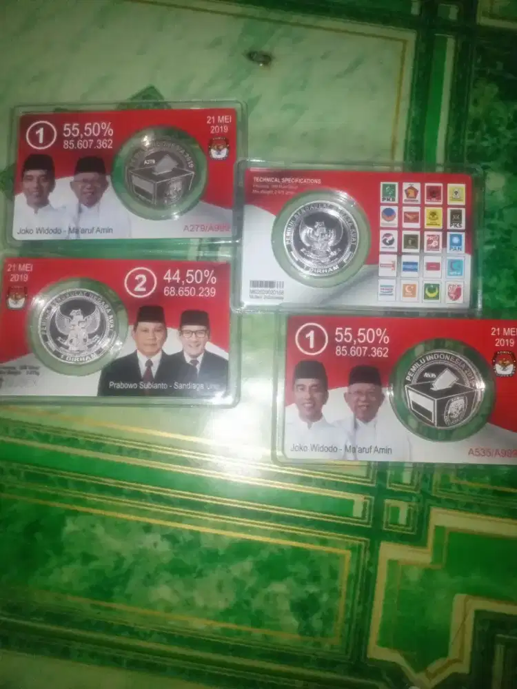 Pure Silver Coin Edition Indonesian Election 2019th