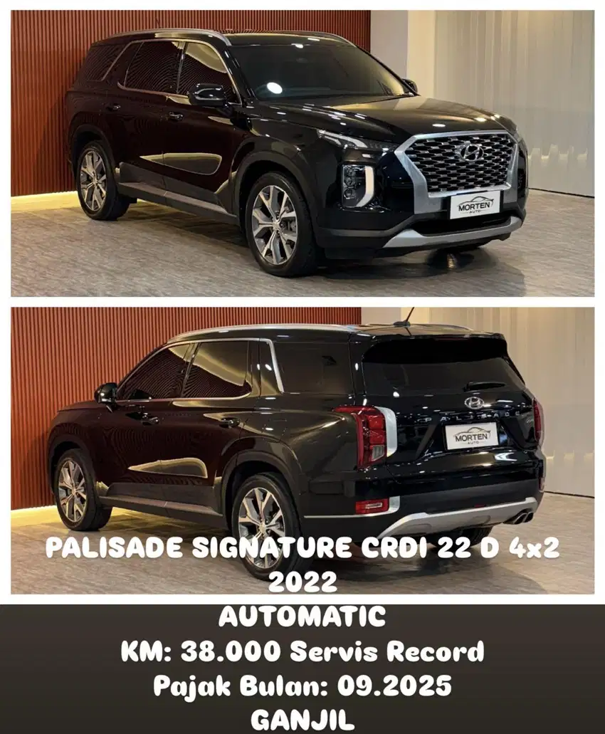 PALISADE SIGNATURE 2022 AUTOMATIC DIESEL FULL ORI