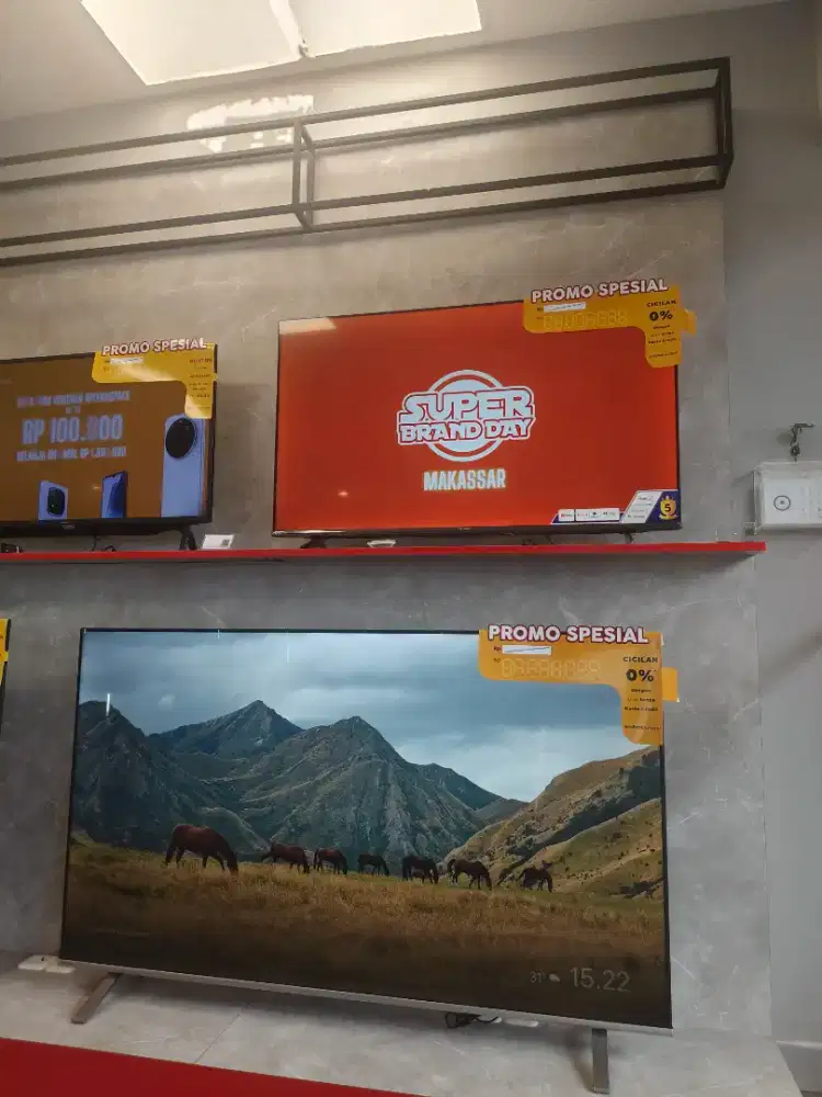 Promo Tv 32,43,55inc kredit syarat hanya ktp