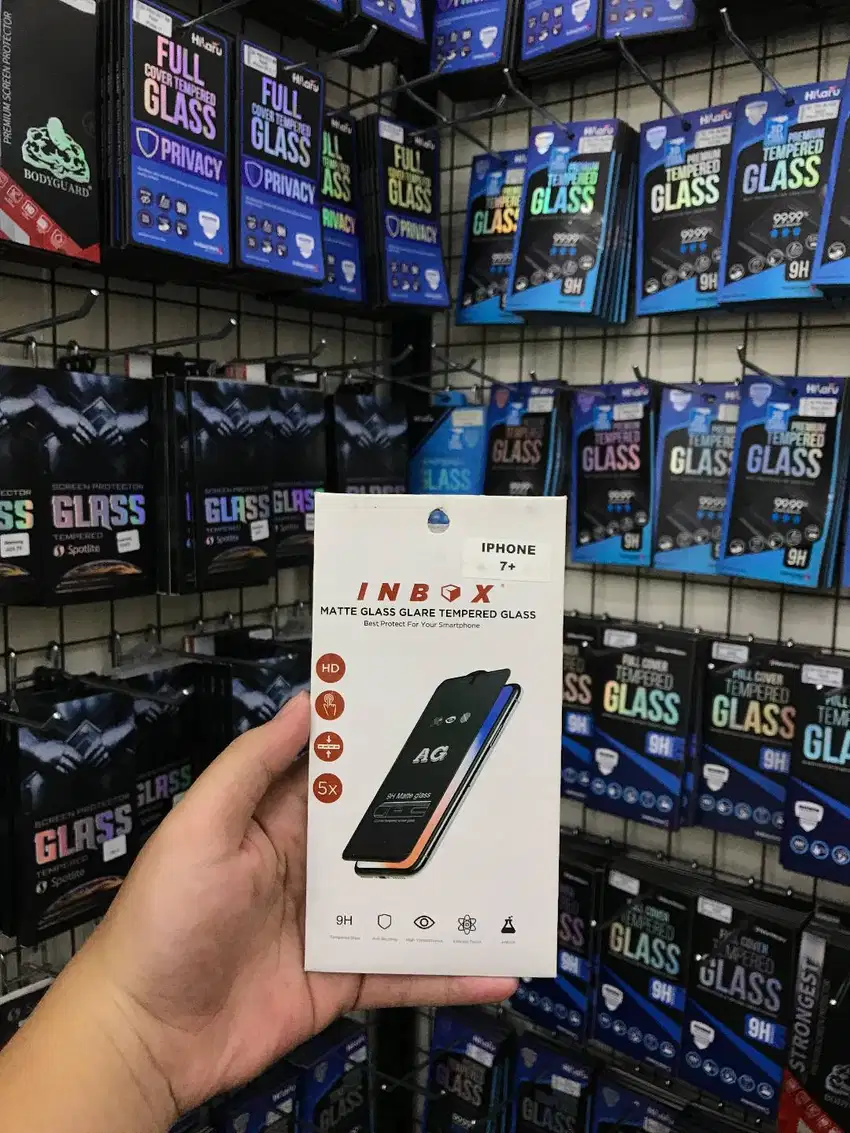 Inbox Tempered Glass Matte Glare Color Side iPhone 7/8 Plus