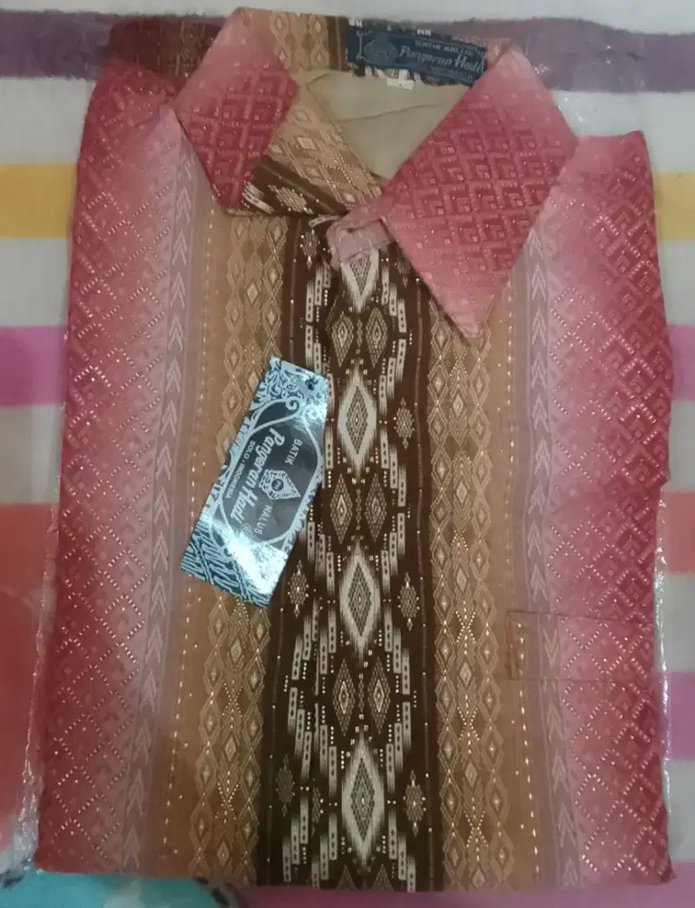 Kemeja batik lengan panjang size L khas SOLO