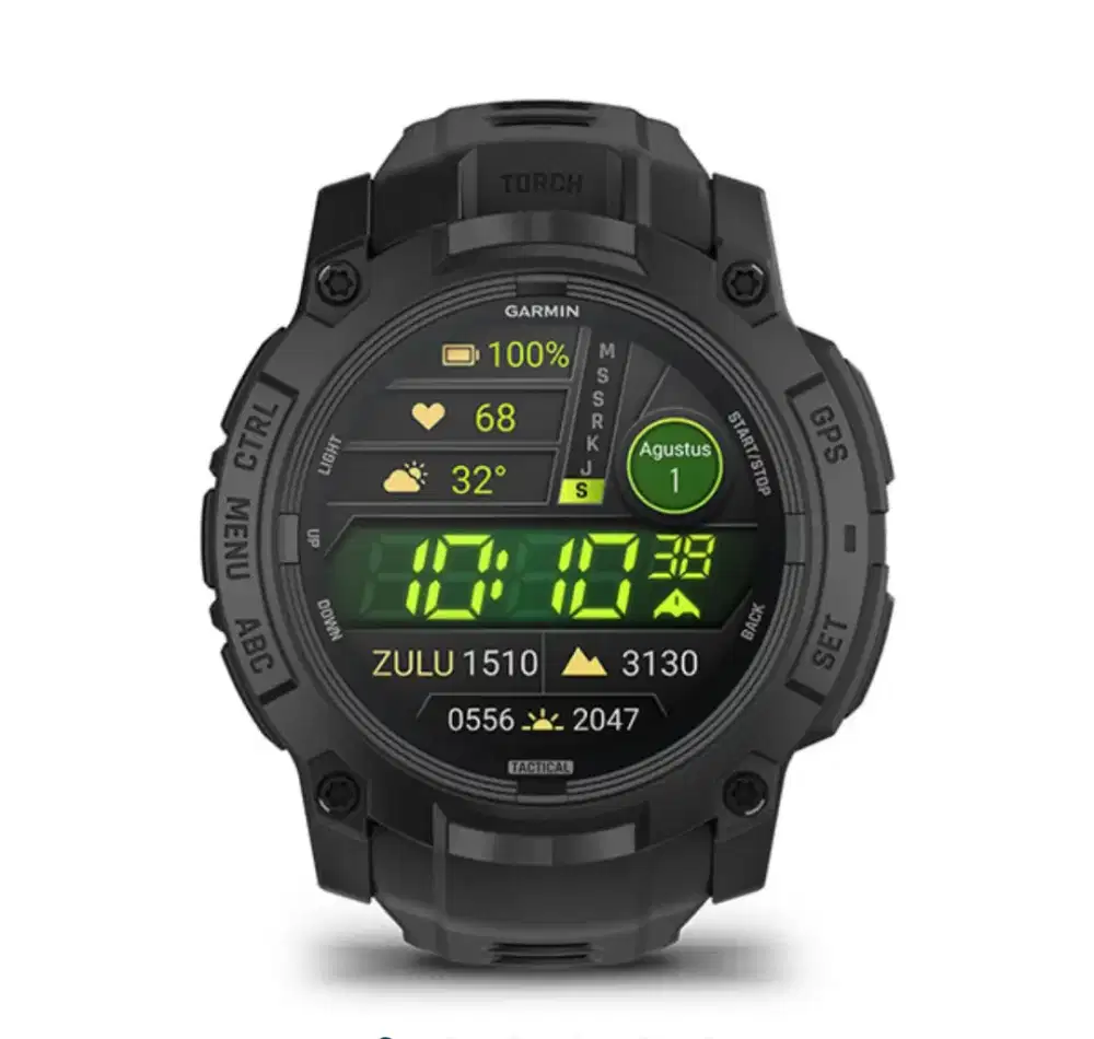 GARMIN INSTINCT 3 TACTICAL AMOLED 50MM - BLACK