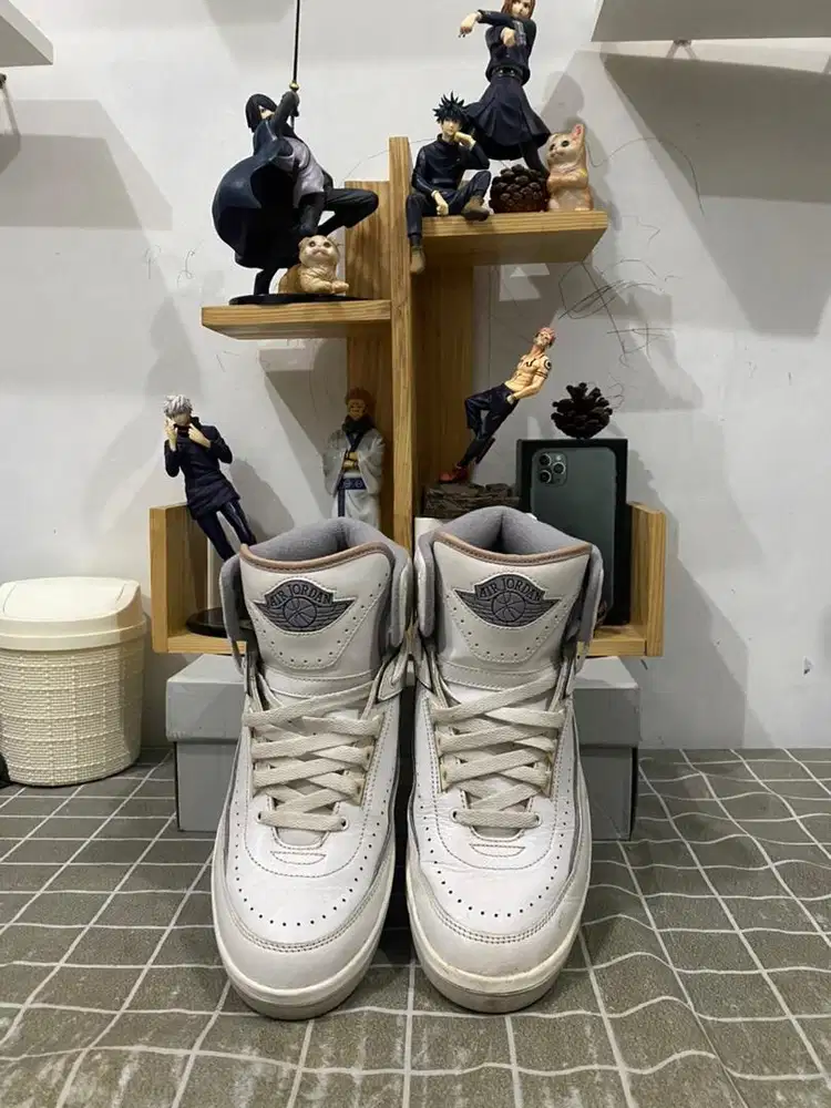 Nike Air Jordan 2 Retro White/Cement Grey-Sail-Black