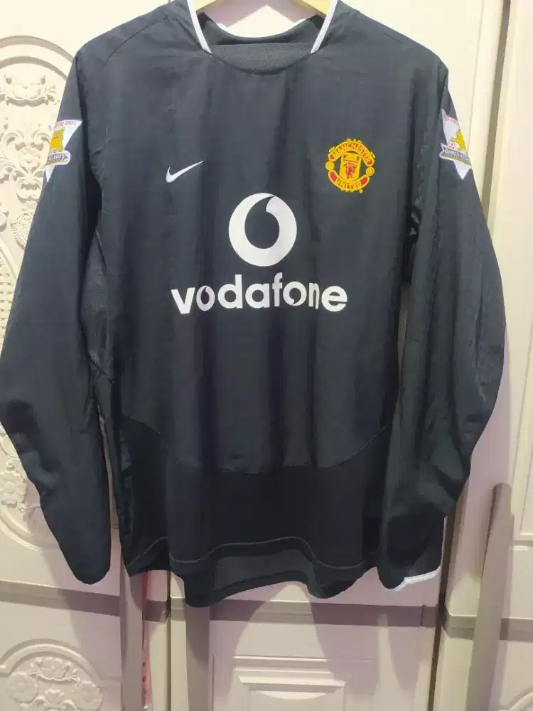 Jersey Manchester United MU 2003 long shirt kaos bola football ori
