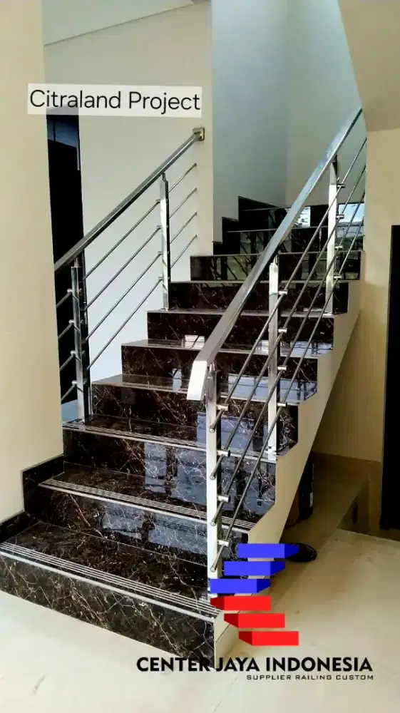 Railing Tangga Stainless Minimalis