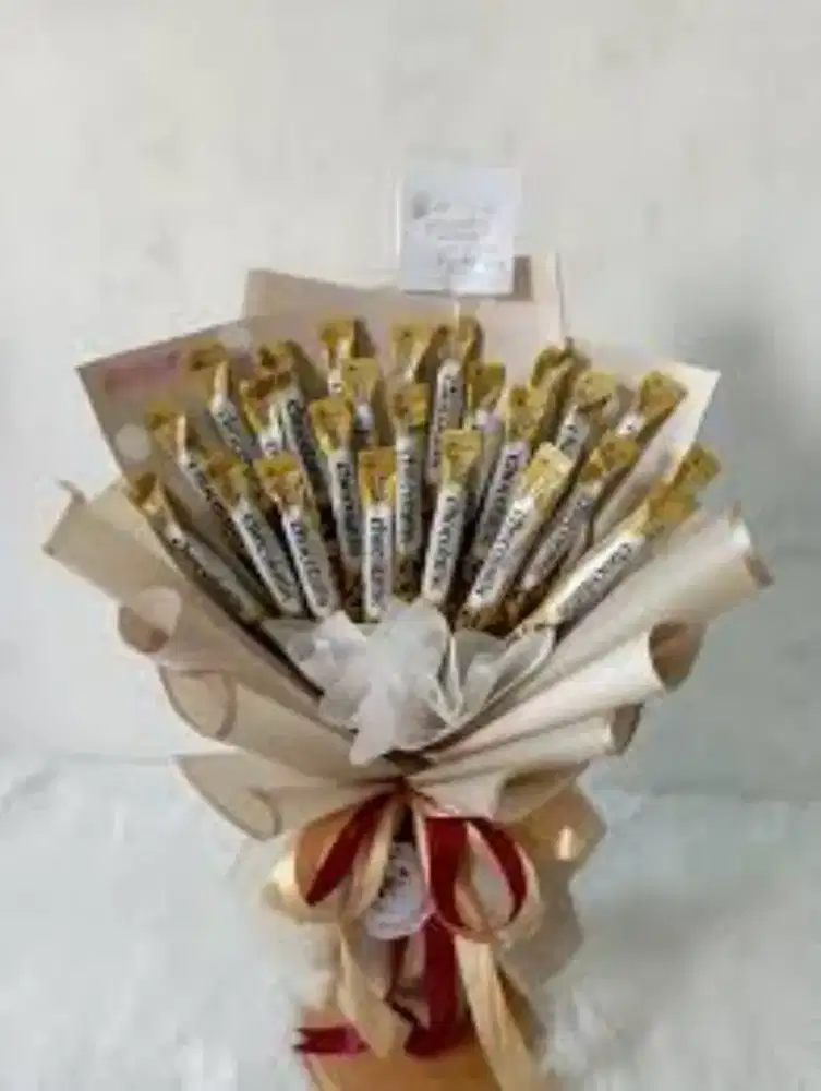 Buket coklat dan ciki