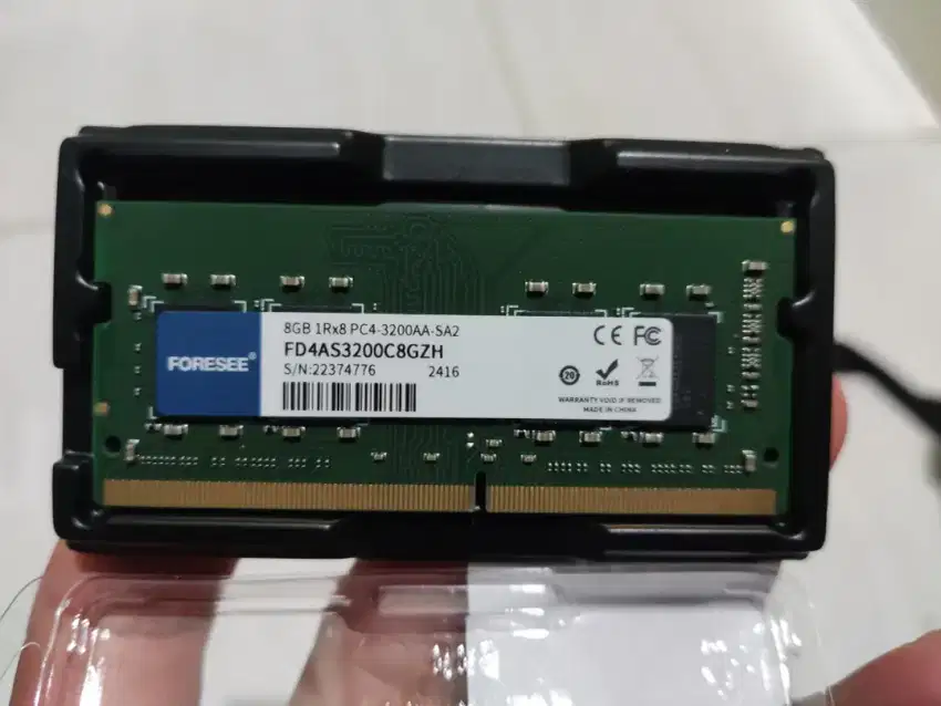 Hardware RAM DDR4 8GB Merk FORESEE