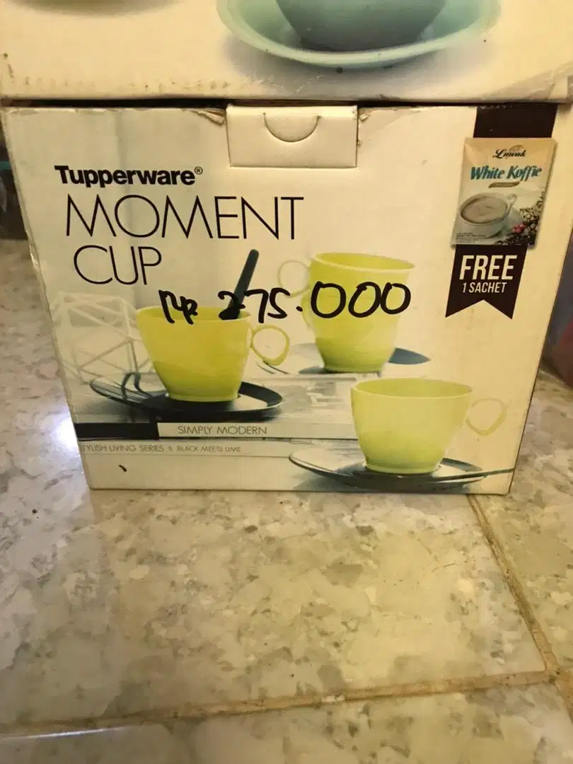 Tupperware moment cup set new original 100%
