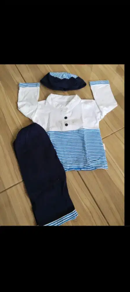 Baju anak laki-laki cowo koko celana panjang